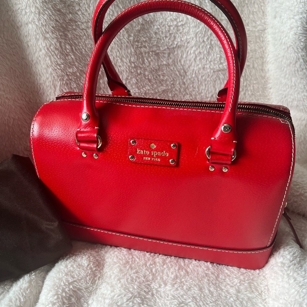 Kate spade medium red satchel